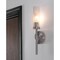 Afx Huntington 18'' Wall Sconce, Clear Ribbed Glass Shade, Satin Nickel Finish HNTS0518MBSN - alternate 3